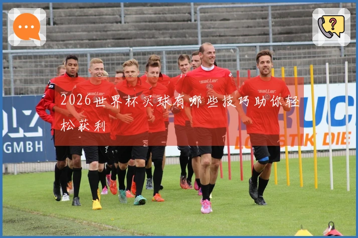 2026世界杯买球有哪些技巧助你轻松获利